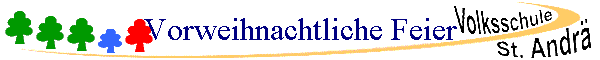 Vorweihnachtliche Feier