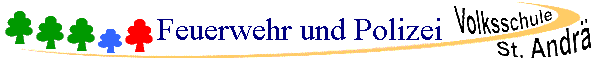 Feuerwehr und Polizei