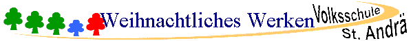 Weihnachtliches Werken