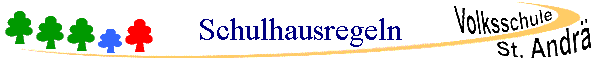 Schulhausregeln